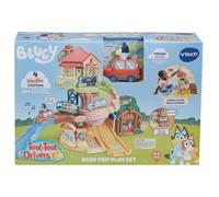 VTech Toot-Toot Drivers Road Trip Play Set, Bluey Playset includes Toy Car, Vehicle Tracks for Kids with Lights and Sounds, For Toddlers, 12 Months, 2, 3, 4+ Years, English Version