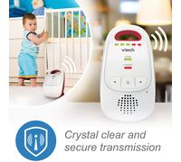 VTech BM1000 Digital Audio Baby Monitor, Parent Unit with Rechargeable Battery, Long Range, Digital Wireless Transmission, Baby Monitor with Crys