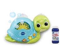 VTech Bubble Time Turtle, Bath Toy for 1 Year Olds, Sensory Bathtub Bubble Maker, Lights & Music, Fun Sensory Bath Gift for Babies & Toddlers 1, 2, 3 years +, English version