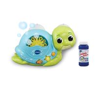 VTech Bubble Time Turtle, Bath Toy for 1 Year Olds, Sensory Bathtub Bubble Maker, Lights & Music, Fun Sensory Bath Gift for Babies & Toddlers 1, 2, 3