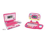 VTech Challenger Kids Computer, Pink, Educational Toy with Vocabulary, Maths & French Learning Games, 2 Player Fun Laptop