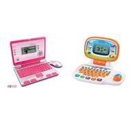 VTech Challenger Kids Laptop, Pink - Interactive Educational Computer Toy with 30 Activities