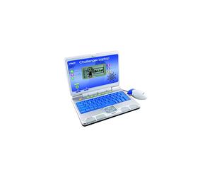 VTech Challenger Laptop, Blue, Kids Laptop with Vocabulary, Maths and French Learning Games, 2 Player Kids Computer, Educational Toy Computer for
