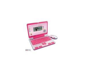 VTech Challenger Laptop, Pink, Kids Laptop with Vocabulary, Maths & French Learning Games, 2 Player Kids Computer, Educational Toy Computer for Kids,