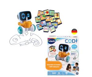 Vtech Codi The Smart Painting Robot - Interactive Friend Who Moves Alone and Draws with the Pen in His Hand - For Children Aged 4-8 Years