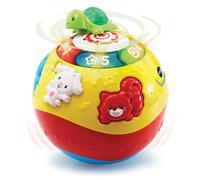 VTech Crawl & Learn Baby Activity Ball, Musical Toy With Lights for Babies & Toddlers 6 Months+, English Version, Pink