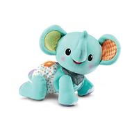 VTech Crawl with Me Elephant, Baby Music Toy for Sensory Play, Educational Toys with Numbers and Colours, Interactive Toy for Toddlers, Musical Toy for Boys and Girls 9 Months +, English Version