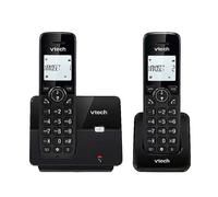 Vtech CS2001 Cordless Phone - Twin Handsets Clear