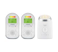 VTech - Digital Audio Baby Monitor with Bright Night Light on the Ceiling, Up to 1 ft Range, Vibrating Sound Alert, Two-Way Talk Intercom, Power Indicator