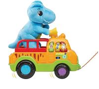 VTech Dino Rescue Truck, Pull-Along Truck, Role-Play Toy, Develops Fine Motor Skills, Fun Musical Toy with 3 Songs & 15 Melodies, Suitable for Ages 12, 18, 24 Months, English Version