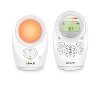 VTech DM1211 Audio Baby Monitor, Long range,Baby monitor with 2-way talk, Noise Level Display, Temperature Sensor, Soothing Sounds, Parent Unit Belt