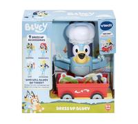 VTech Dress-Up Bluey, Official Character, Interactive Kid's Toy, Includes 9 Accessories, Sounds & Phrases from TV Show, Educational Learning Toy for Kids Aged 3, 4, 5+ Years, English Version