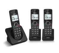 VTech ES2002 DECT Cordless Phone with Nuisance Call Blocker,Easy-to-Read Backlit Display,ECO Mode,Landline Phone with 18 Hours Talk-time,Volume Booster,Handsfree Speakerphone,Speed Dial,Trio Handset