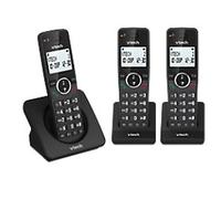VTech ES2002 Triple Digital Cordless Home Telephone DECT Caller ID Black