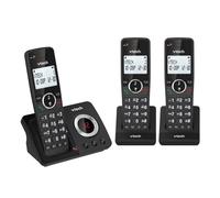 VTECH ES2052 Cordless Phone - Triple Handsets, Black