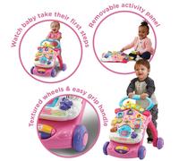 VTech First Steps Baby Walker Push Along Walker Baby Toy with Shapes
