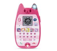 VTech - Gabby and the Magic House, Educational Smartphone, Children's Mobile Phone with Backlit Screen, 4 Games, Luminous Cat Ear, Gift for Children from 3 to 7 Years