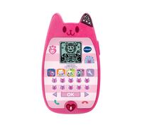 VTech Gabby's Dollhouse A Meow-Zing Phone, Official Gabby's Dollhouse Toy, Interactive Role Play Phone, Toy Phone with Voice Activation, Ringtones & Games, Gift for Ages 3, 4+ Years, English Version