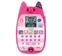VTech Gabby's Dollhouse A Meow-Zing Phone, Official Gabby's Dollhouse Toy, Interactive Role Play Phone, Toy Phone with Voice Activation, Ringtones &