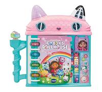 VTech Gabby's Dollhouse: Cat-a-Vator Discovery Book, Official Character Toy, 4 Light Up Buttons, Activity Toy, Learn Words, Includes Phrases from Show, Gift for Kids 3, 4, 5+ Years, English Version