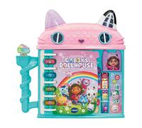 VTech Gabby's Dollhouse: Cat-a-Vator Discovery Book, Official Character Toy, 4 Light Up Buttons, Activity Toy, Learn Words, Includes Phrases from