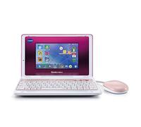 Vtech - Genio MAX, My First Real Ordi Pink Metal, Children's Computer with 7 Inch Colour Screen, Mouse, 60 Learning Activities and Games, Gift for Children from 5 Years to 12 Years - Contents in