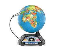 Vtech Interactive Video Globe - Globe with Screen, Acoustic and Visual Learning Content (German Version) - Ideal for School Enrolment - For Children Aged 7 Years and Up