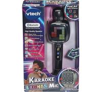 VTech Karaoke Lights Mic, With Voice Removal, 6 Voice Modes, Pixel Light Show, Bluetooth Compatible, Built-In Songs, For Ages 14, 15, 16, 17+ Years Old, English Version