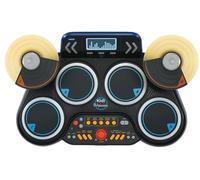 VTech Kidi DJ Drums, Light-up Electronic Drum Kit for Kids, with 4 Drums, 2 Cymbals, Drum Sticks, Bluetooth, Coach Mode and More, Music Toy for Ages 5, 6, 7Plus Years, English Version