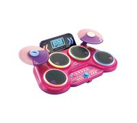 VTech Kidi DJ Drums Pink, Light-up Electronic Drum Kit for Kids, with 4 Drums, 2