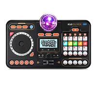 VTech Kidi DJ Mix (Black), Toy DJ Mixer for Kids with 15 Tracks and 4 Music Styles, with Lights and Effects, Educational Toy, Interactive Toy for Kids Aged 6 Years +,10.4 x 35.8 x 24.3 cm