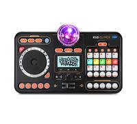 VTech Kidi DJ Mix (Black), Toy DJ Mixer for Kids with 15 Tracks and 4 Music Styles, with Lights and Effects, Educational Toy, Interactive Toy for Kid