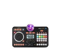 VTech Kidi DJ Mix (Black), Toy DJ Mixer for Kids with 15 Tracks and 4 Music Styles, with Lights and Effects, Educational Toy, Interactive Toy for Kids Aged 6 Years +,10.4 x 35.8 x 24.3 cm