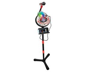 VTech - Kidi SuperStar LightShow Black - Karaoke Microphone - Karaoke Child - Voice Recording - Concert Mode