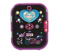 VTech KidiSecrets Selfie Music 2.0 Black Version, Interactive Secret Diary for Kids with Dual Camera and MP3, Electronic Diary with Keyboard, Italian Language, Batteries in