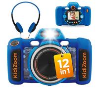 VTech KidiZoom Duo FX in Blue - Robust Digital Camera with Creative Apps and Gaming Functions - For Children Aged 4-10 Years