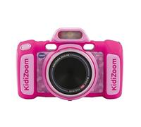 VTech KidiZoom Duo FX, Kids Camera with Colour Screen, 8MP, Photos, Selfies & Videos, AR Filters, 20 games, 75 photo & video effects, filters & frames, for Infants aged 3, 4, 5, 6, 7 + years, Pink