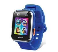 VTech - KidiZoom DX2 Blue Digital Watch for Children, Photo, Selfie, Video, Vertical Touch Screen, High-Tech Toy, Gift for Children and Teens from 5 to 13 Years - French Content