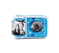 VTech - KidiZoom Print Cam Blue, Instant Print Camera, Photo, Selfie, Video, Colour Screen, Funny Filters and Effects, Gift for Children from 5 Years - Content in English