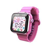 VTech KidiZoom Smart Watch MAX pink, English | Smartwatch with 1.69-inch touchscreen, dual cameras, 8 games, apps, voice effects and secure 2-player play. Ages 4+