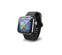 VTech - KidiZoom SmartWatch MAX Black, Children's Digital Watch, Photo, Selfie, Video, Horizontal Touch Screen, High-Tech Toy, Gift for Children and Teens from 5 to 14 Years - English Content