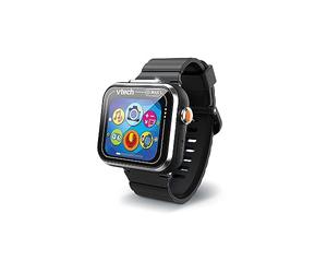 VTech - KidiZoom SmartWatch MAX Black, Children's Digital Watch, Photo, Selfie, Video, Horizontal Touch Screen, High-Tech Toy, Gift for Children and Teens from 5 to 14 Years - English Content