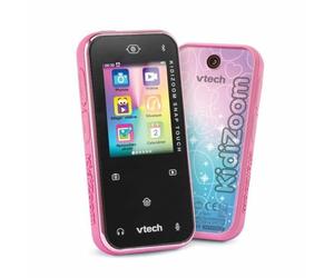 VTech - KidiZoom Snap Touch Pink, Portable Digital Camera, Selfie, Video, Colour Touch Screen, MP3 Player, Bluetooth, Gift for Children and Teens aged 6 to 13 - English Content