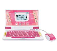 Vtech LearnBook Pro pink, English | Laptop with 82 levelled games covering reading, maths and science, plus QWERTY keyboard and light-up keys. Ages 5+