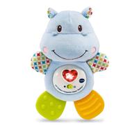 Vtech Little Friendlies Happy Hippo Teether | Teething & Sensory Toy for Babies with Sound & Music | Great For Motor Development & Suitable For Ages 3
