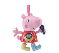 VTech Little Singing Peppa, Official Peppa Pig Toy, For Early Language Development, 10 Melodies & 3 Songs, Light Up and Colourful, On-The-Go Toy, For Babies Aged 3, 6, 9 Months Plus, English Version