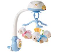 VTech Lullaby Lambs Mobile - Blue, Baby Night Light Projector with Soothing Music for Boys & Girls Aged 0-3 Years