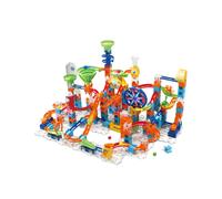 VTech Marble Rush Adventure Set, Construction Toys for Kids with 10 Marbles and 128 Building Pieces, Electronic Track Set for Boys & Girls, Colour-Cod