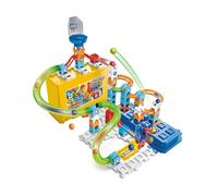 VTech Marble Rush Build and Store Box Set, Construction Set for Kids, 5 Marbles and 62 Building Pieces, Marble Run with Launcher, Building Toy, Track Set for 4, 5, 6 Years Plus, English Version