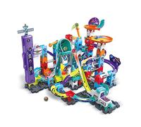 VTech - Marble Rush, Electronic Ball Circuit Space Magnetic Mission Set XL300E, Magnetic Construction Set, 120 Pieces, 10 Balls, Gift for Children from 4 Years Old
